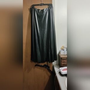 Three Faux Leather Skirts New Never Been Worn 2x 3x